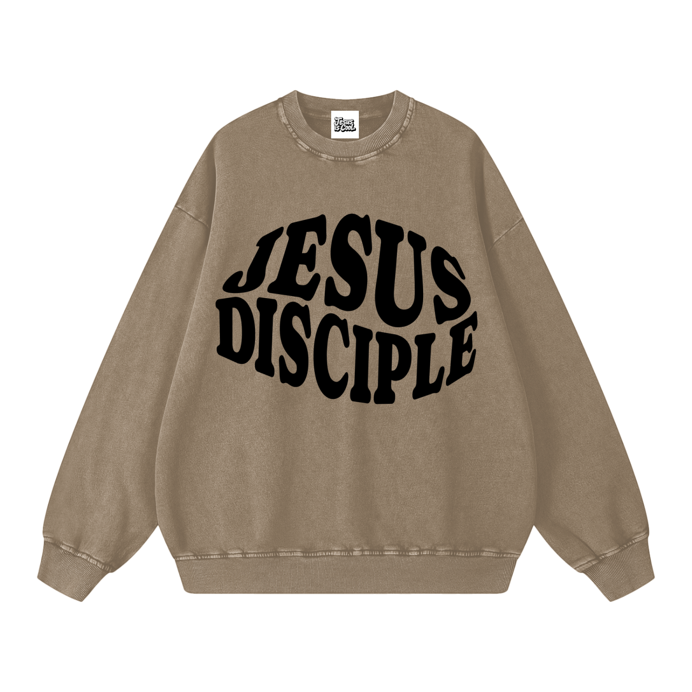 Snow Washed Oversized Sweatshirt