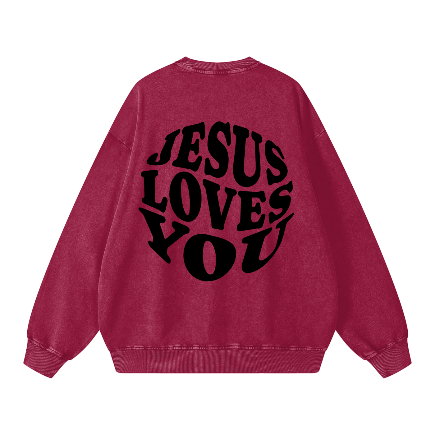 Snow Washed Oversized Sweatshirt