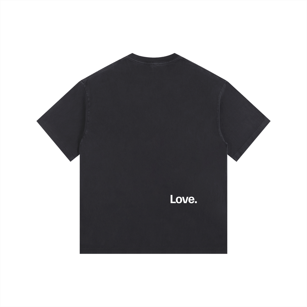 Vintage Washed Oversized Cotton T-Shirt