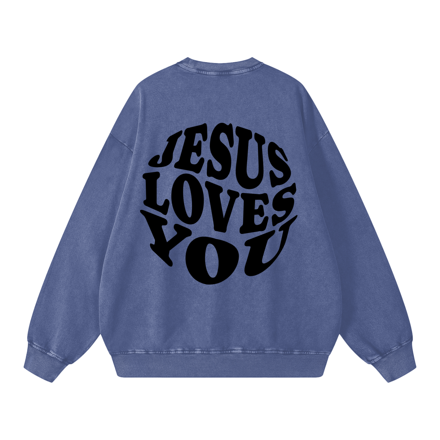 Snow Washed Oversized Sweatshirt