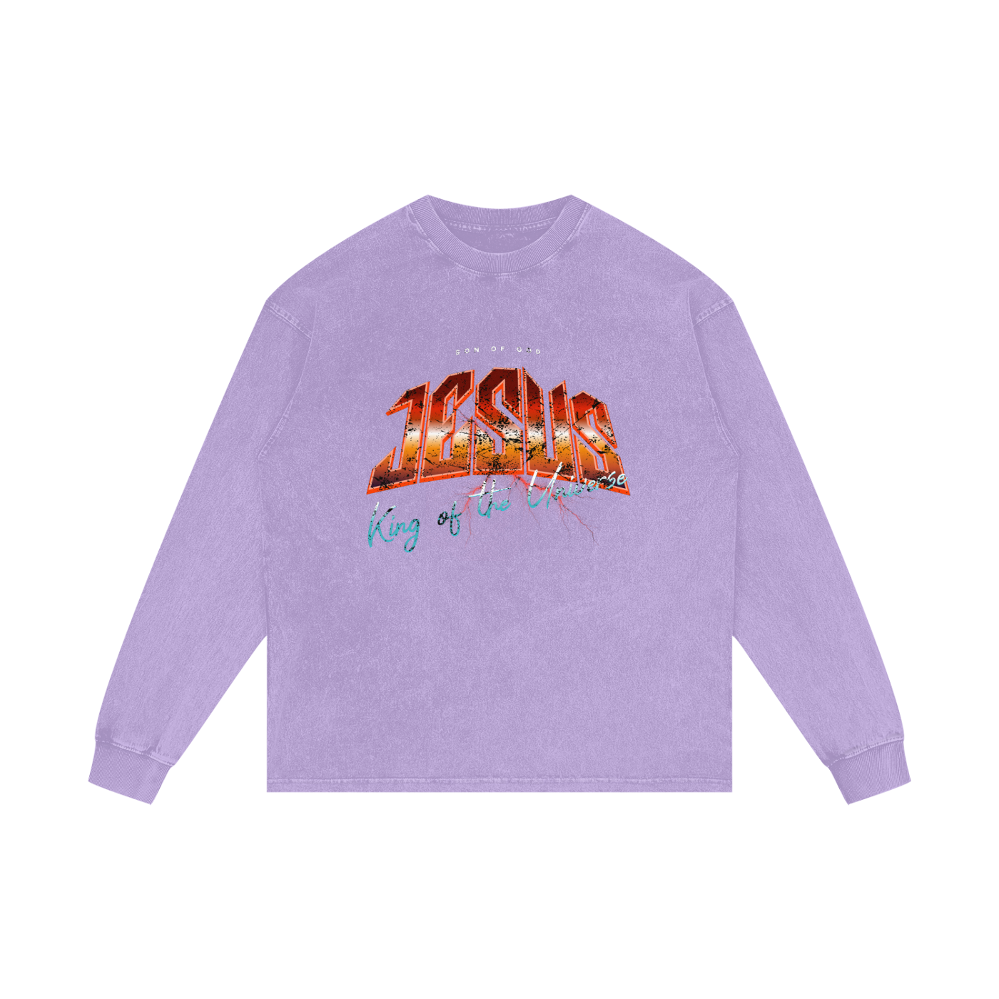 Acid Wash Oversize Long Sleeve T-Shirt