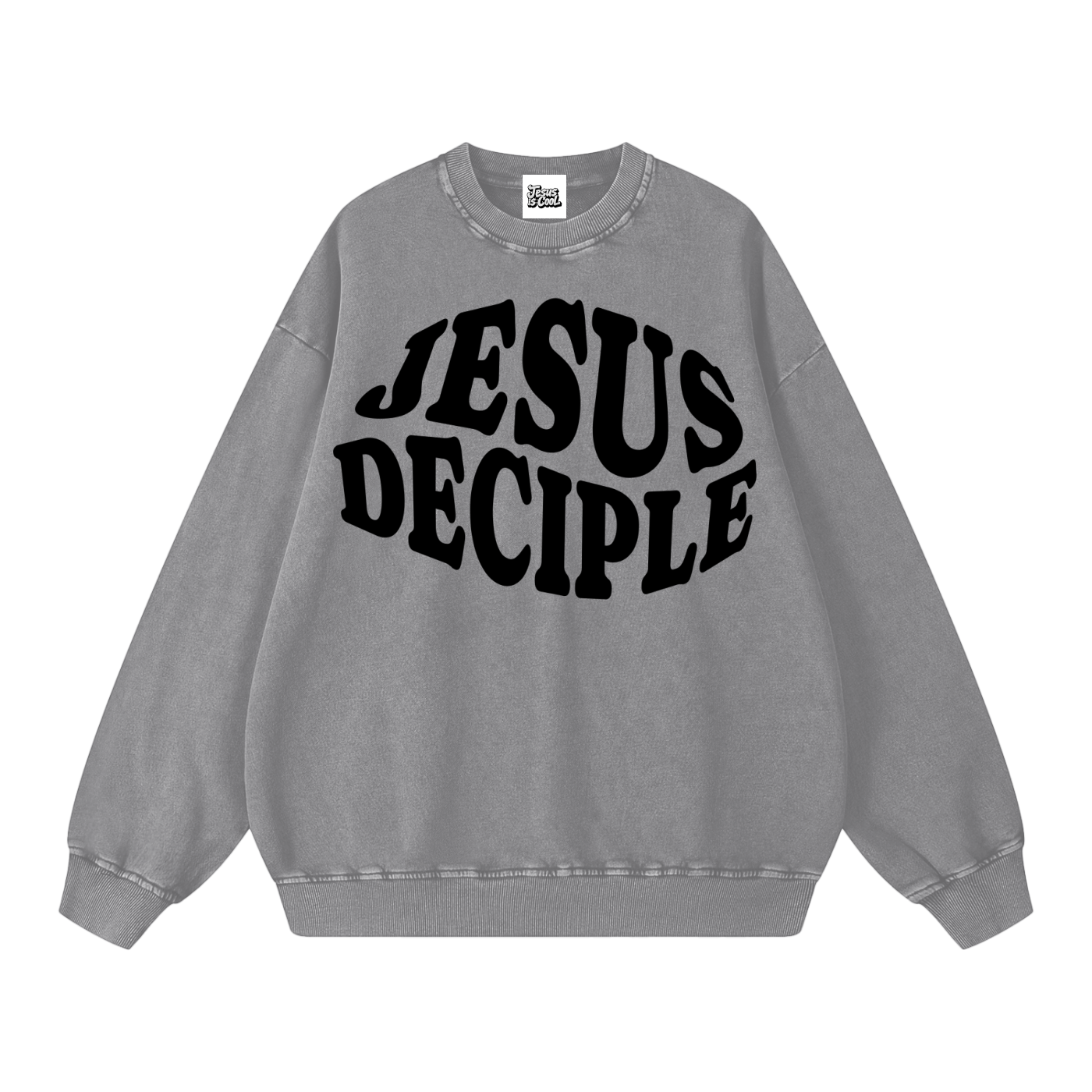 Snow Washed Oversized Sweatshirt