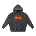 Snow Wash Fleece Oversize Hoodie