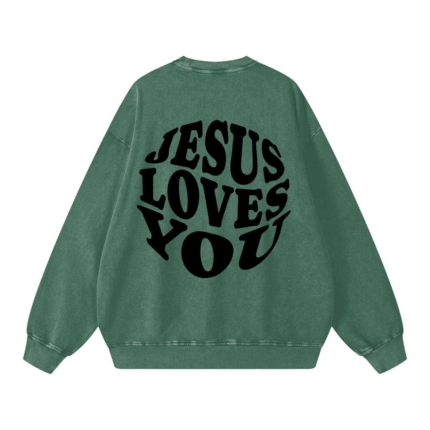 Snow Washed Oversized Sweatshirt