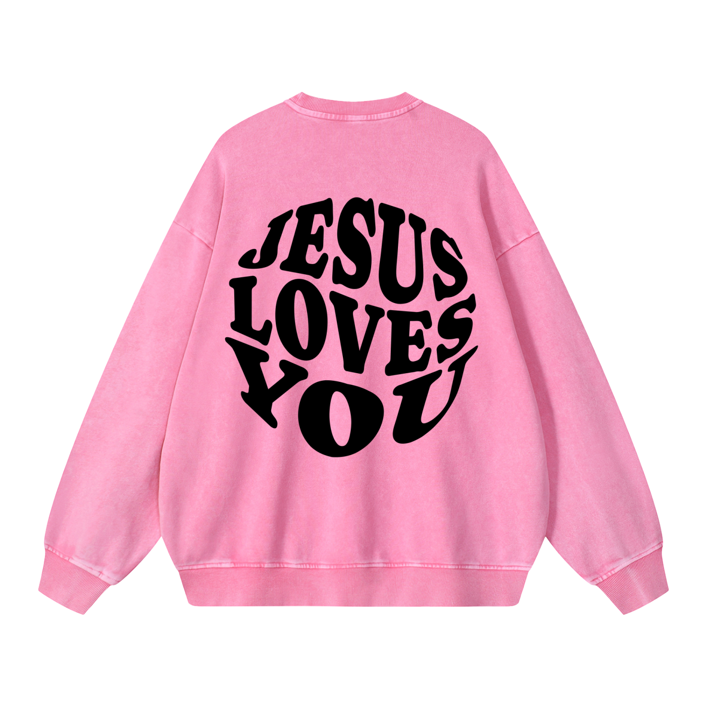 Snow Washed Oversized Sweatshirt