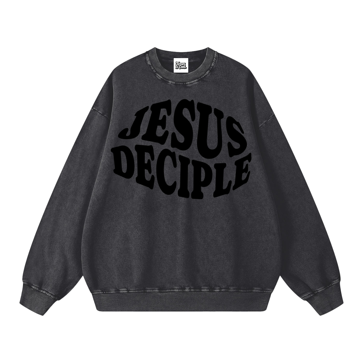 Snow Washed Oversized Sweatshirt