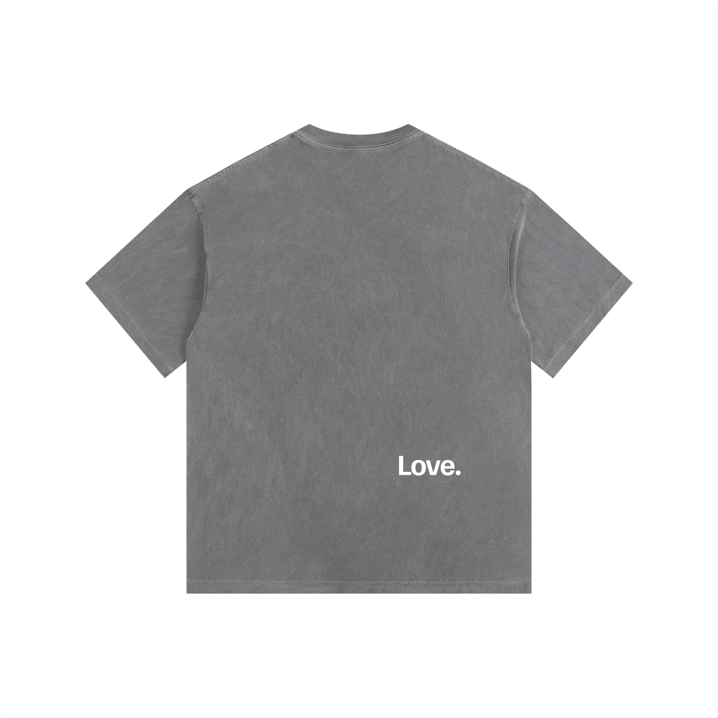 Vintage Washed Oversized Cotton T-Shirt