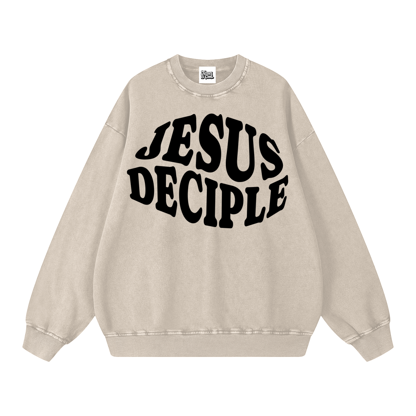 Snow Washed Oversized Sweatshirt