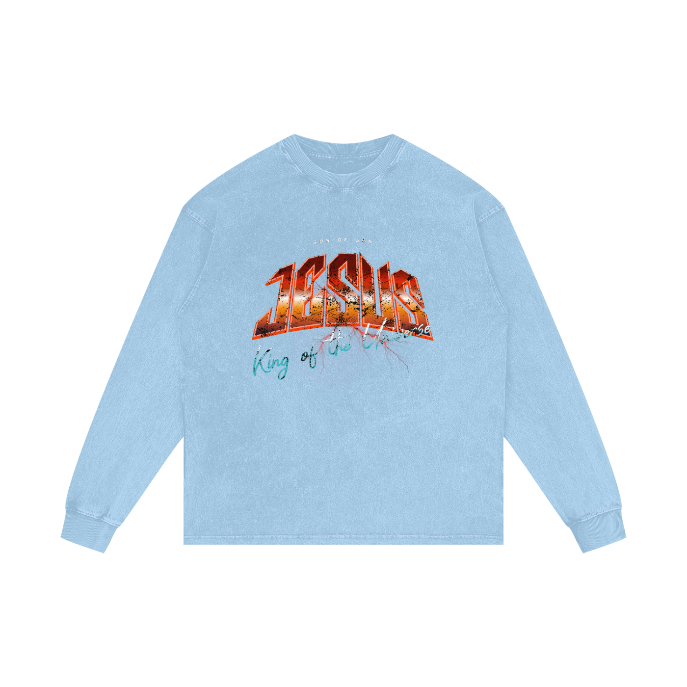 Acid Wash Oversize Long Sleeve T-Shirt