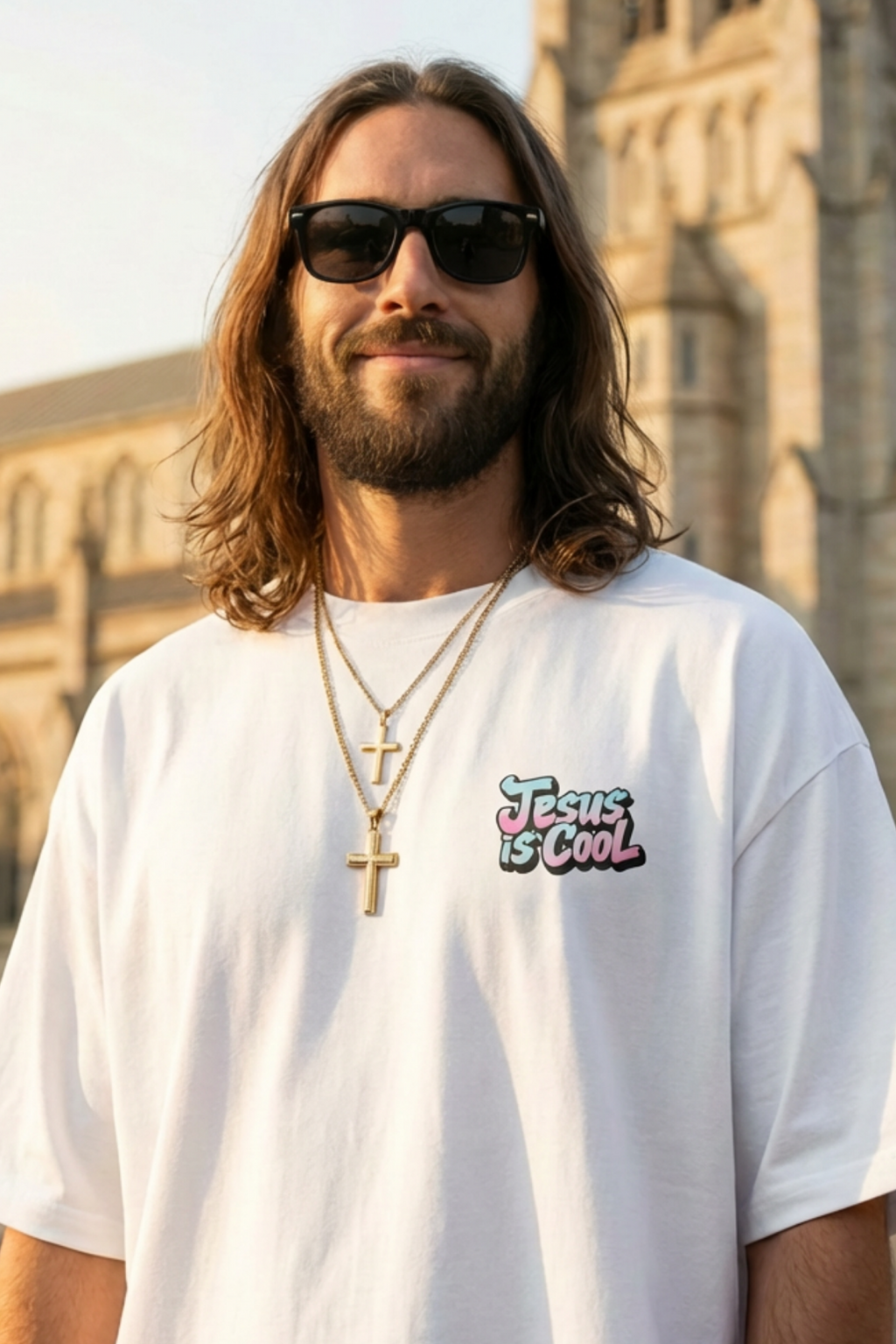 Vintage Washed Oversized Cotton T-Shirt