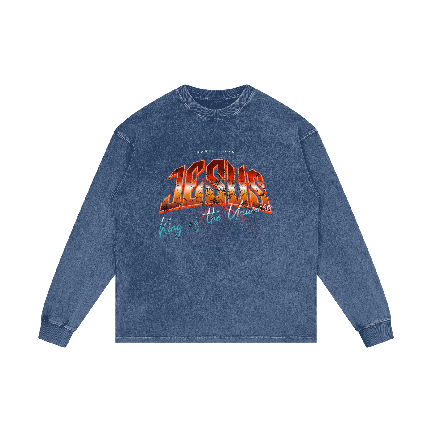 Acid Wash Oversize Long Sleeve T-Shirt