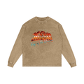 Acid Wash Oversize Long Sleeve T-Shirt