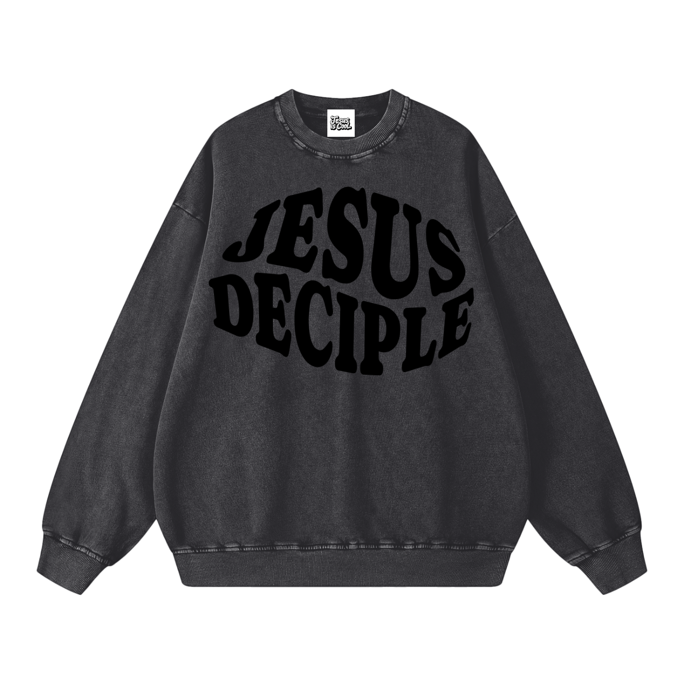 Snow Washed Oversized Sweatshirt