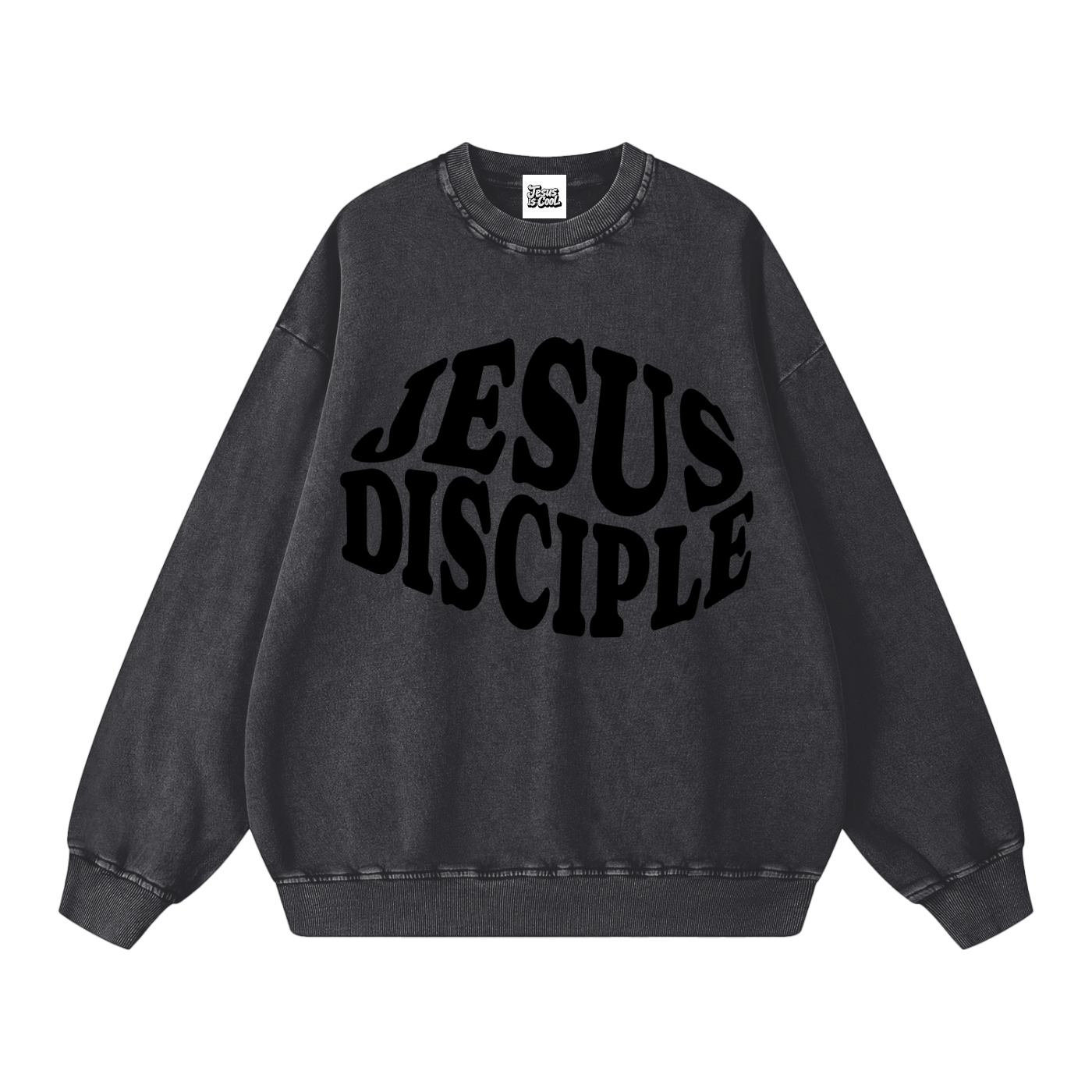 Snow Washed Oversized Sweatshirt