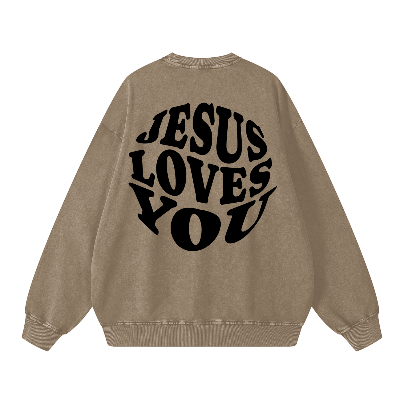 Snow Washed Oversized Sweatshirt