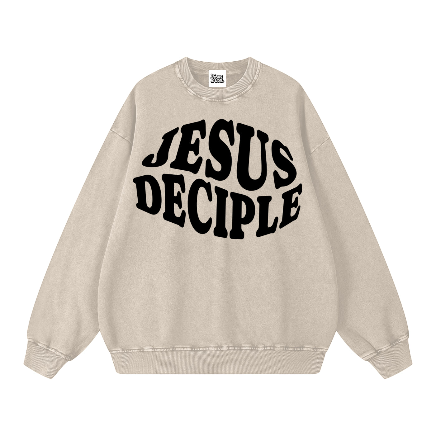 Snow Washed Oversized Sweatshirt