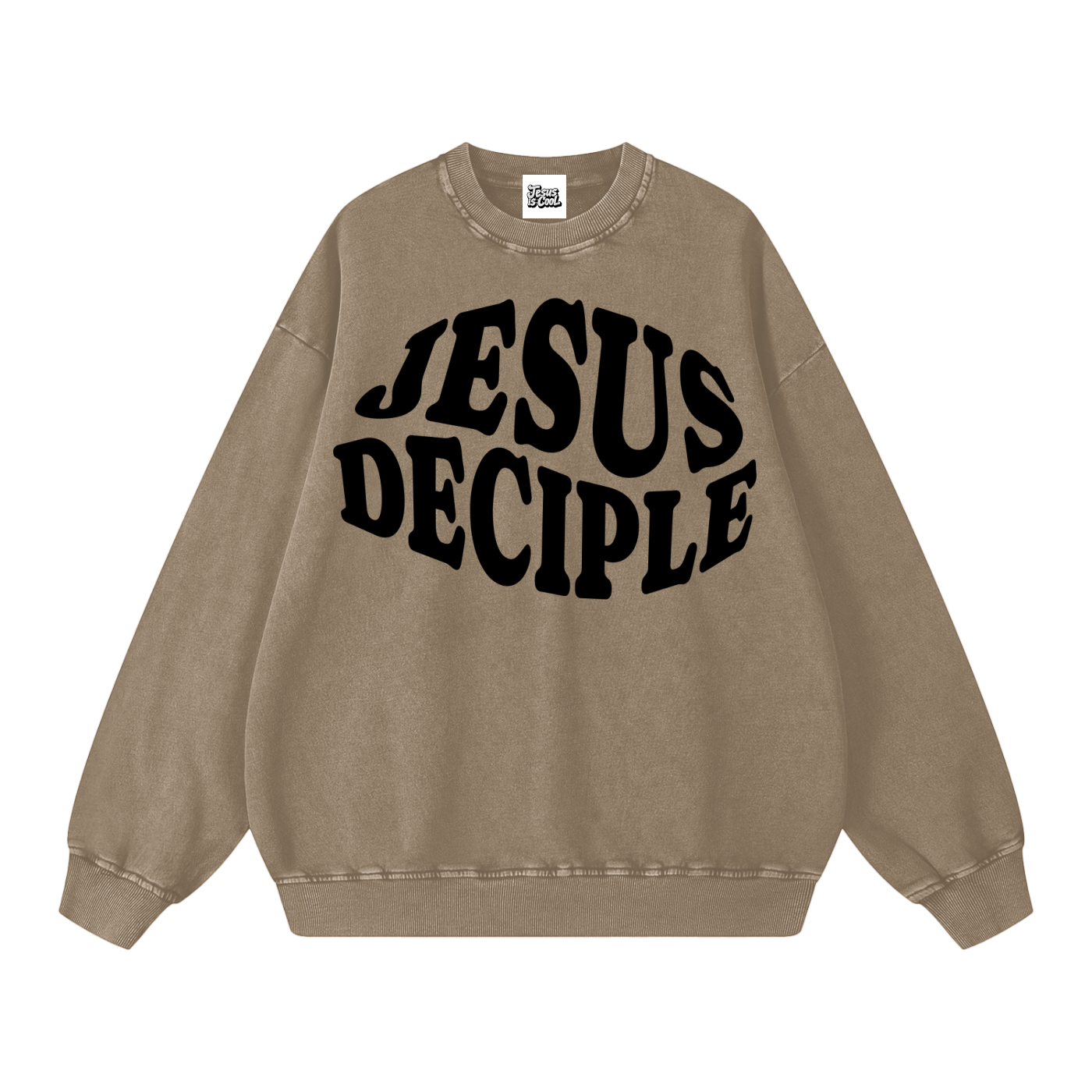 Snow Washed Oversized Sweatshirt