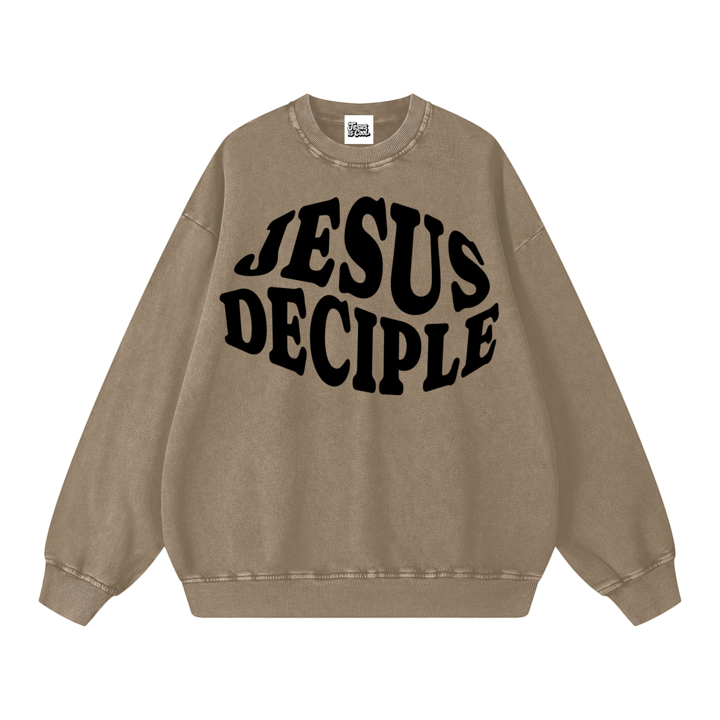 Snow Washed Oversized Sweatshirt