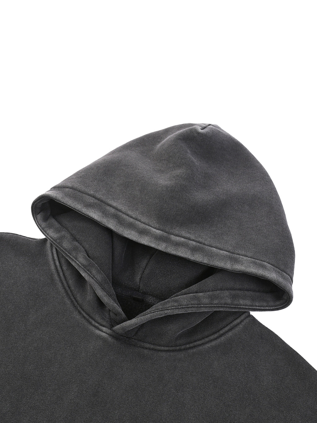 Snow Wash Fleece Oversize Hoodie